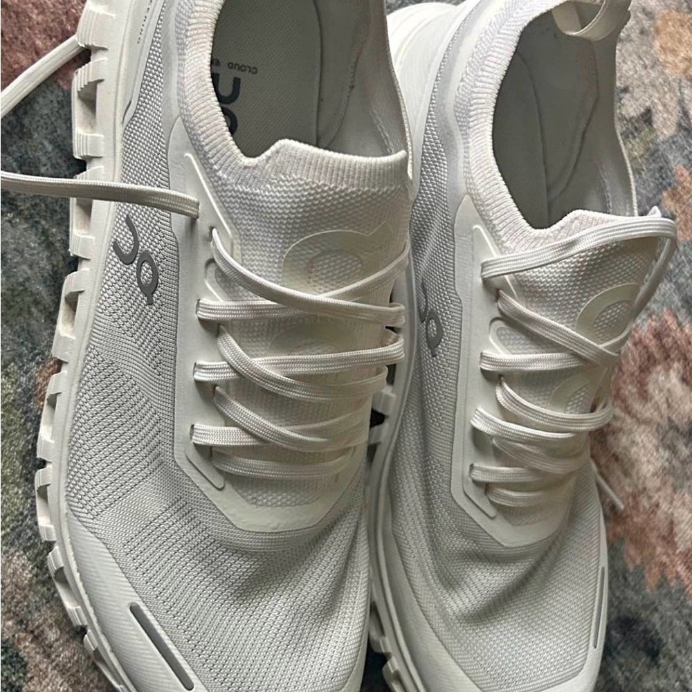 White Women's Knit Athletic Sneakers - Brand: on c